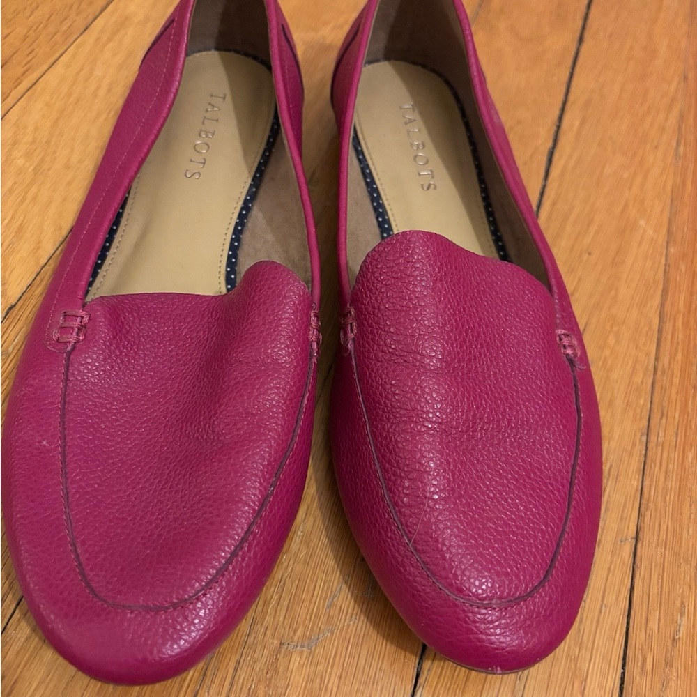 Talbots Pink Flats Sleek Minimalist Design